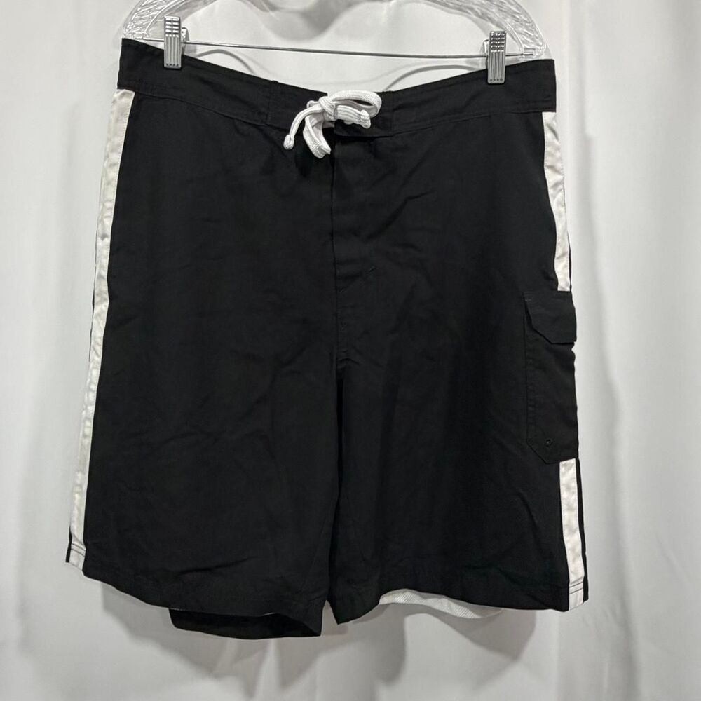 Nfl Men's Black Swim-briefs-shorts